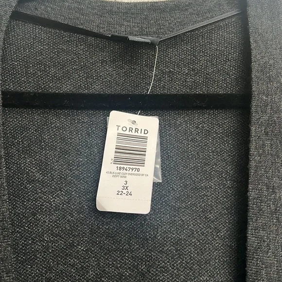 NWT Torrid Luxe Boyfriend Cardigan Sweater - Picture 5 of 7